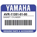 Yamaha 4VR-11351-01-00 Gasket, Cylinder