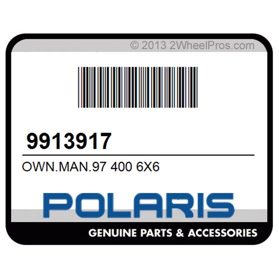 Polaris 9913917 Own.Man.97 400 6X6