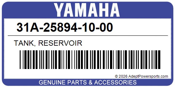 Yamaha 31A-25894-10-00 Tank, Reservoir