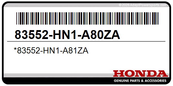 Honda 83552-HN1-A80ZA *83552-Hn1-A81za