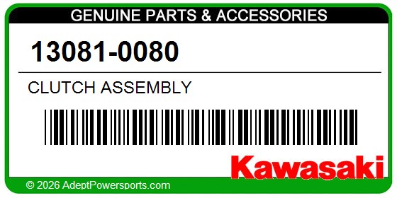 Kawasaki 13081-0080 Clutch Assembly