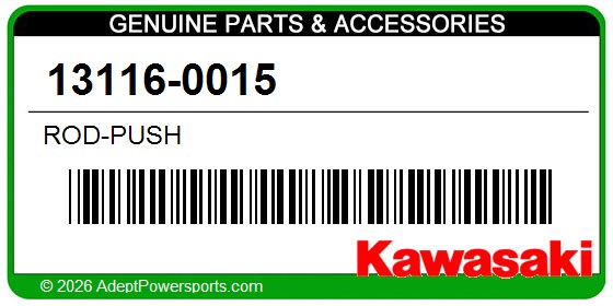 Kawasaki 13116-0015 Rod-Push