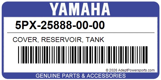 Yamaha 5PX-25888-00-00 Cover, Reservoir, Tank