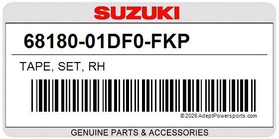 Suzuki 68180-01DF0-FKP Tape, Set, Rh