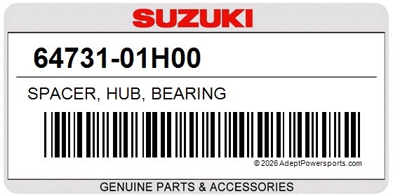 Suzuki 64731-01H00 Spacer, Hub, Bearing