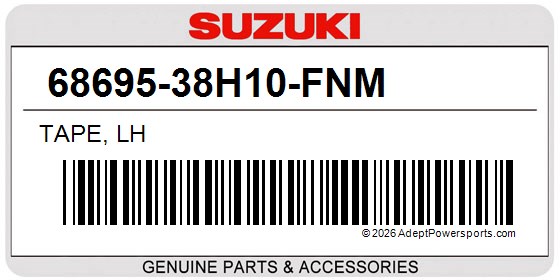 Suzuki 68695-38H10-FNM Tape, Lh