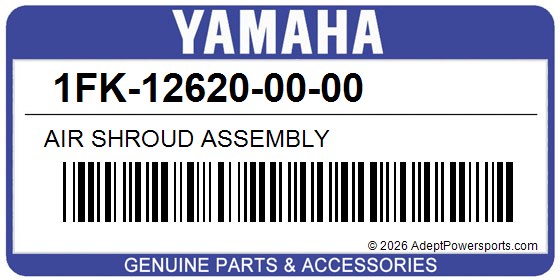 Yamaha 1FK-12620-00-00 Air Shroud Assembly