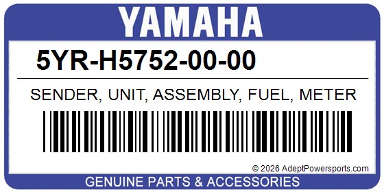 Yamaha 5YR-H5752-00-00 Sender, Unit, Assembly, Fuel, Meter