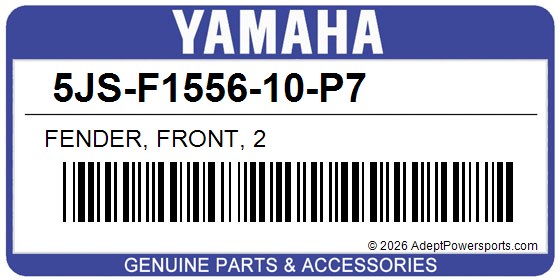Yamaha 5JS-F1556-10-P7 Fender, Front, 2
