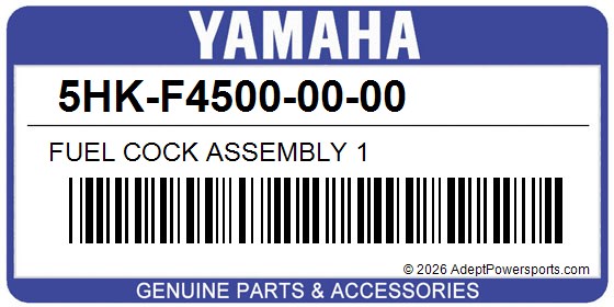 Yamaha 5HK-F4500-00-00 Fuel Cock Assembly 1