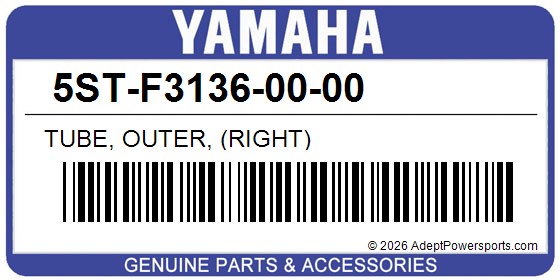 Yamaha 5ST-F3136-00-00 Tube, Outer, (Right)