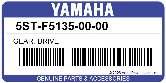 Yamaha 5ST-F5135-00-00 Gear, Drive
