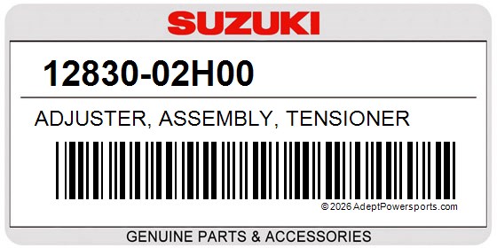Suzuki 12830-02H00 Adjuster, Assembly, Tensioner