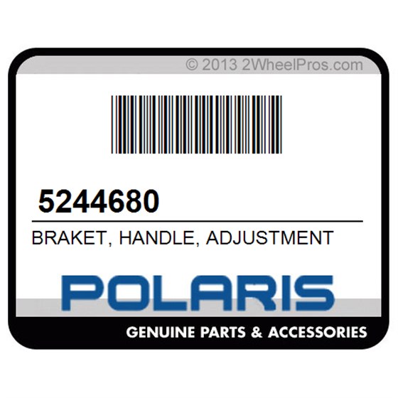 Polaris 5244680 Braket, Handle, Adjustment