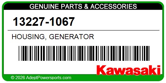 Kawasaki 13227-1067 Housing, Generator