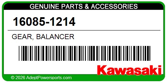 Kawasaki 16085-1214 Gear, Balancer