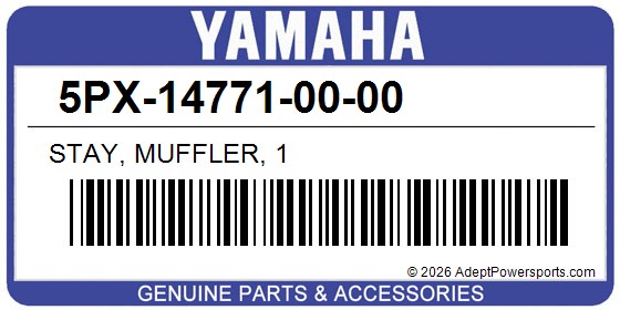 Yamaha 5PX-14771-00-00 Stay, Muffler, 1