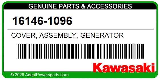Kawasaki 16146-1096 Cover, Assembly, Generator