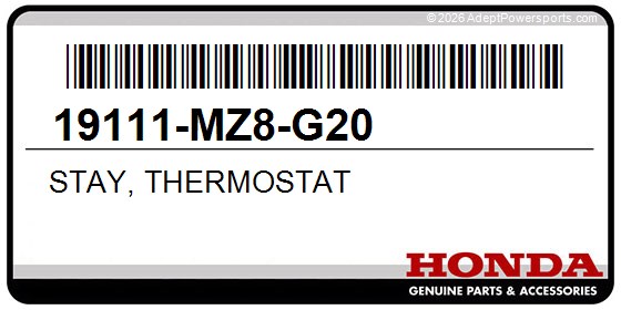 Honda 19111-MZ8-G20 Stay, Thermostat