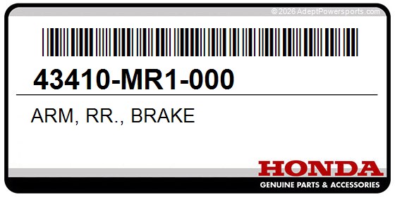 Honda 43410-MR1-000 Arm, Rr., Brake