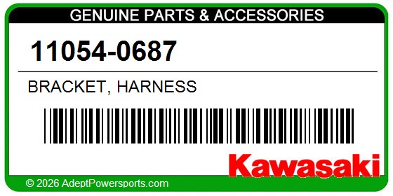 Kawasaki 11054-0687 Bracket, Harness