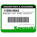 Kawasaki 11054-0842 Bracket, Hot, Wind, Cover, Rh
