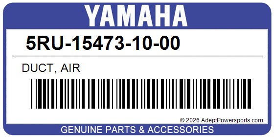 Yamaha 5RU-15473-10-00 Duct, Air