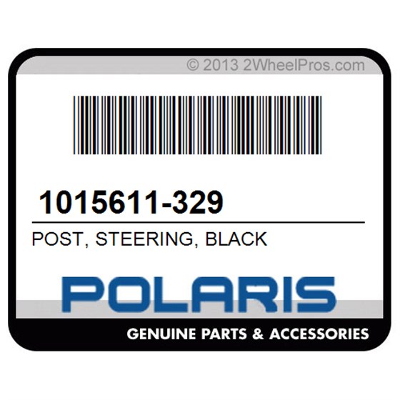 Polaris 1015611-329 Post, Steering, Black