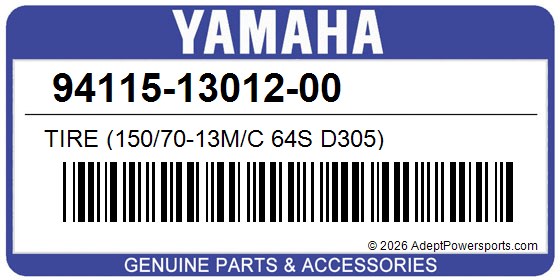 Yamaha 94115-13012-00 Tire (150/70-13M/C 64S D305)