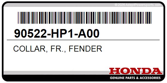 Honda 90522-HP1-A00 Collar, Fr., Fender