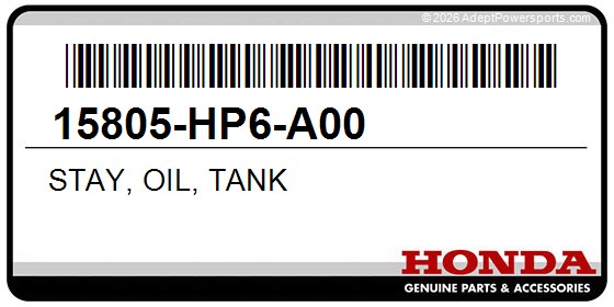 Honda 15805-HP6-A00 Stay, Oil, Tank