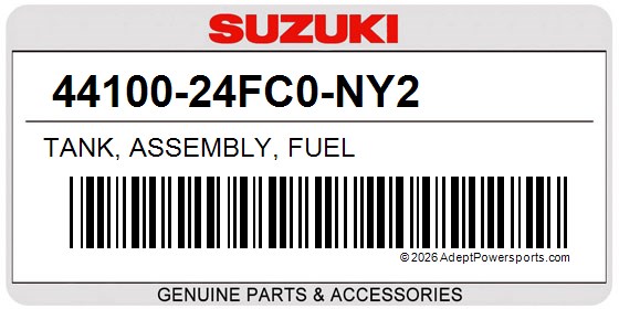 Suzuki 44100-24FC0-NY2 Tank, Assembly, Fuel