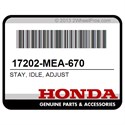 Honda 17202-MEA-670 Stay, Idle, Adjust