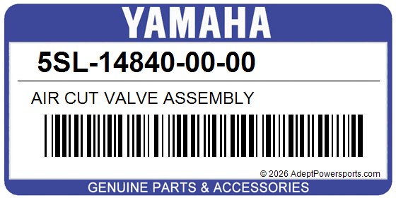 Yamaha 5SL-14840-00-00 Air Cut Valve Assembly