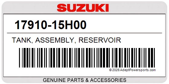 Suzuki 17910-15H00 Tank, Assembly, Reservoir
