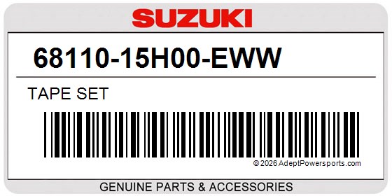 Suzuki 68110-15H00-EWW Tape Set