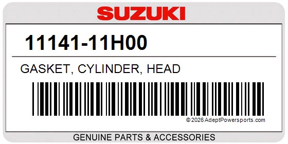 Suzuki 11141-11H00 Gasket, Cylinder, Head