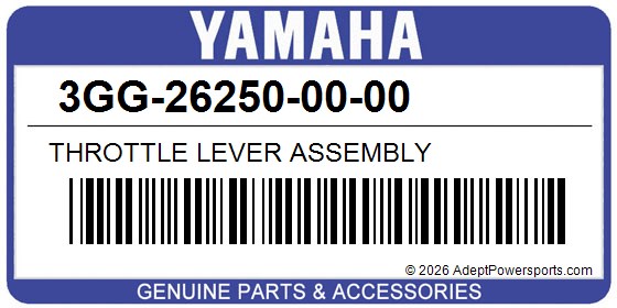 Yamaha 3GG-26250-00-00 Throttle Lever Assembly