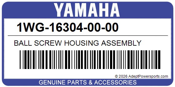 Yamaha 1WG-16304-00-00 Ball Screw Housing Assembly