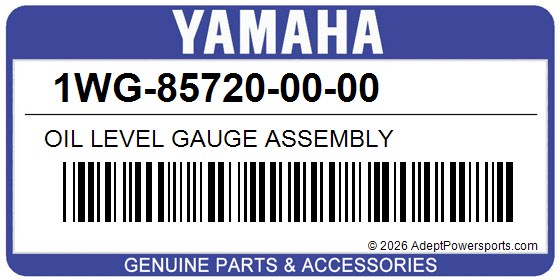 Yamaha 1WG-85720-00-00 Oil Level Gauge Assembly