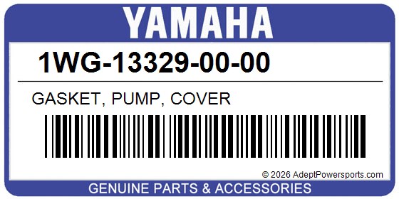 Yamaha 1WG-13329-00-00 Gasket, Pump, Cover