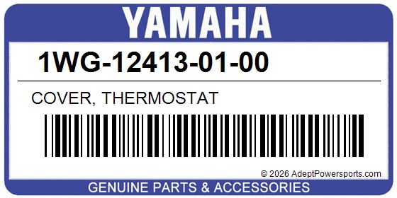 Yamaha 1WG-12413-01-00 Cover, Thermostat