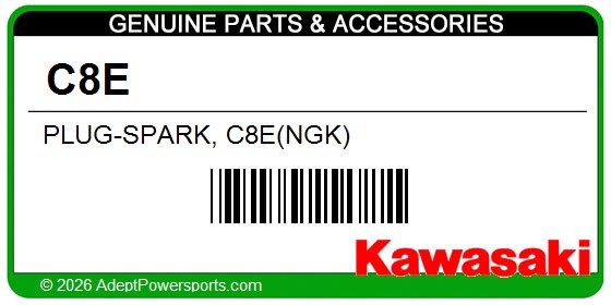 Kawasaki C8E Plug-Spark, C8e(Ngk)