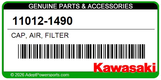 Kawasaki 11012-1490 Cap, Air, Filter