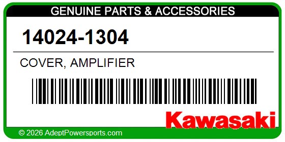 Kawasaki 14024-1304 Cover, Amplifier