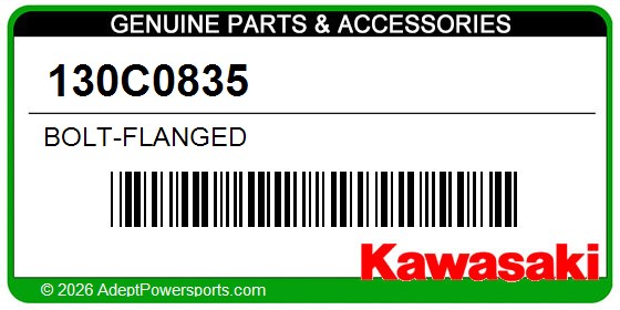 Kawasaki 130C0835 Bolt-Flanged