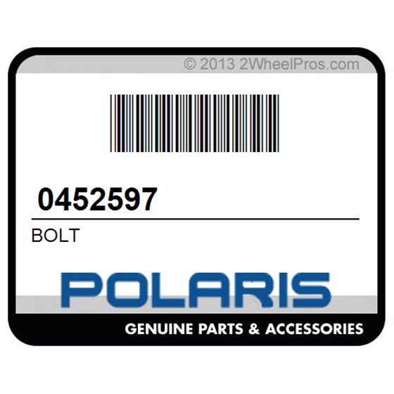 Polaris 0452597 Bolt