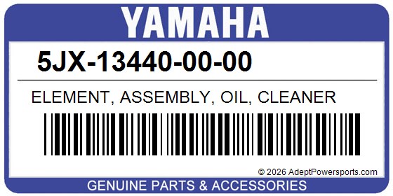 Yamaha 5JX-13440-00-00 Element, Assembly, Oil, Cleaner