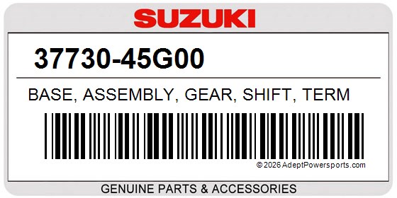 Suzuki 37730-45G00 Base, Assembly, Gear, Shift, Term