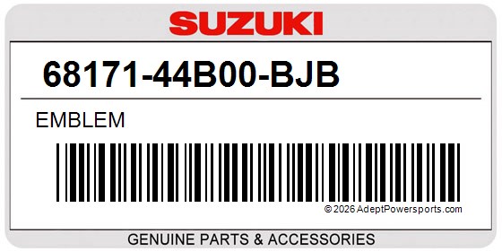 Suzuki 68171-44B00-BJB Emblem